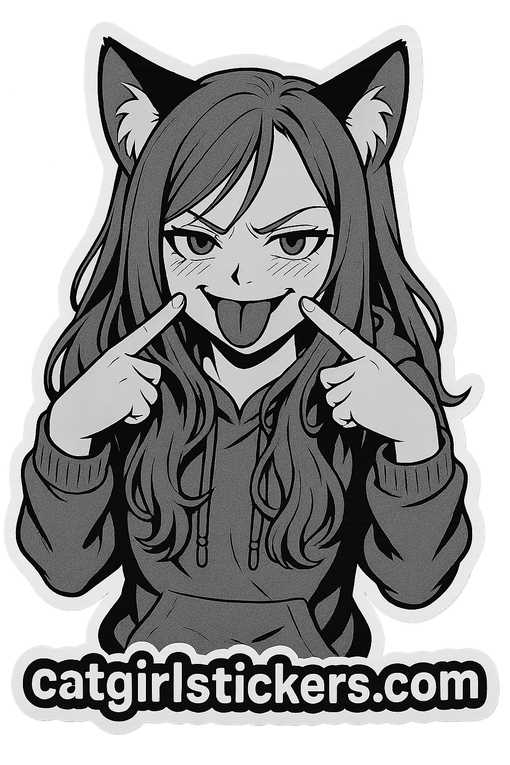 Catgirl Stickers Logo